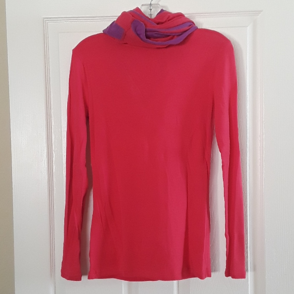 Gap, henley long sleeve tee & infinity scarf, size S - Picture 6 of 8